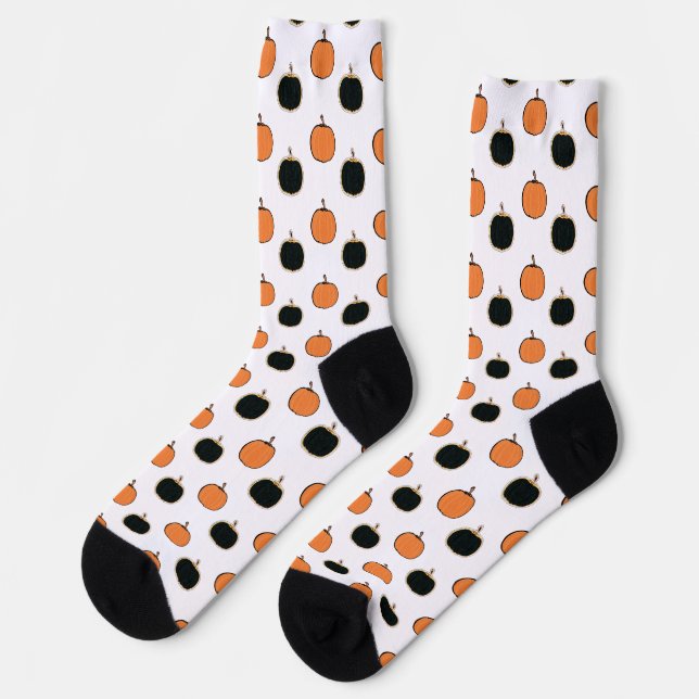 Pumpkin/Halloween Socks (Left)