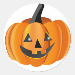 Pumpkin Halloween Sticker