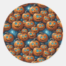 Pumpkin Halloween Stickers