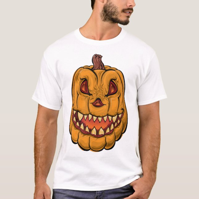 Pumpkin Halloween T-Shirt (Front)