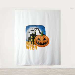 Pumpkin Halloween Tapestry