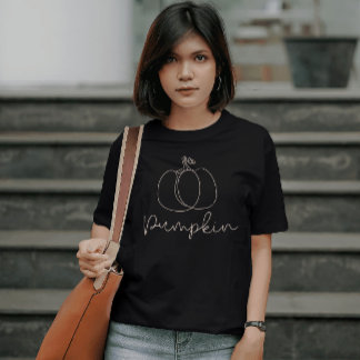 Pumpkin Hand Drawn  T-Shirt