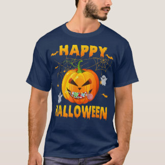 Pumpkin Happy Halloween 2022 For Party Costume  T-Shirt