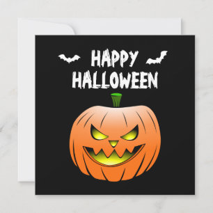 Pumpkin Happy Halloween Card