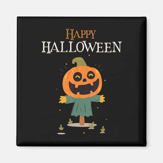 pumpkin Happy Halloween  Magnet (Front)