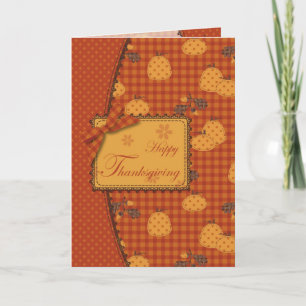 Pumpkin Harvest Card