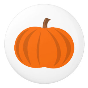 Pumpkin Harvest Fall  Ceramic Knob