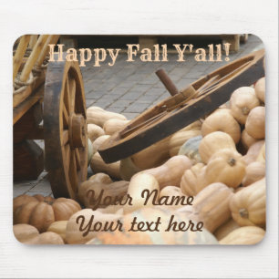 Pumpkin harvest mouse mat
