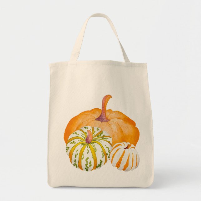Pumpkin Harvest on a Tote Bag (6-III) (Front)