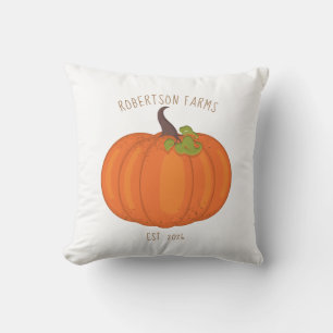 Pumpkin Harvest Personalised Cushion