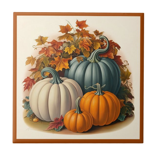Pumpkin Harvest Tile (Front)