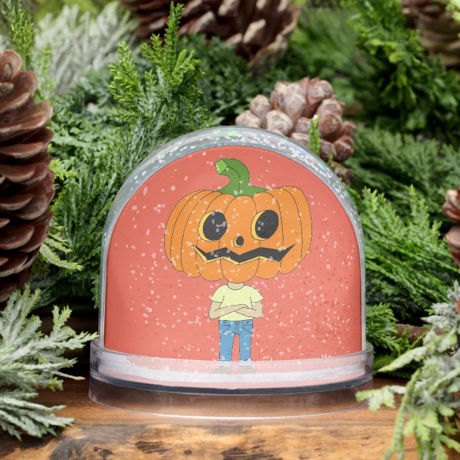 pumpkin head chibi boy      snowglobe (Winter)