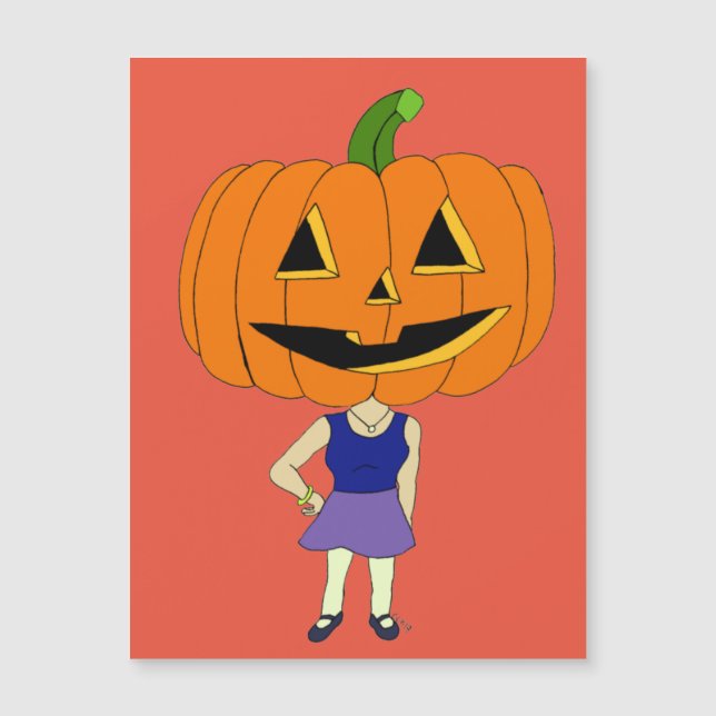 pumpkin head chibi girl   (Front)