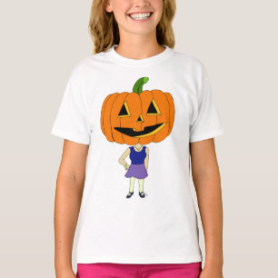 pumpkin head chibi girl   T-Shirt