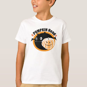 Pumpkin Head Happy Halloween T-Shirt