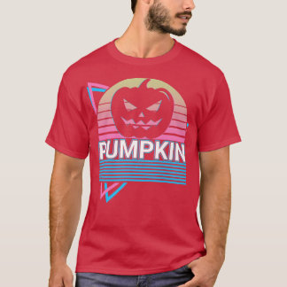 Pumpkin Head Jack O Lantern Halloween Retro  T-Shirt