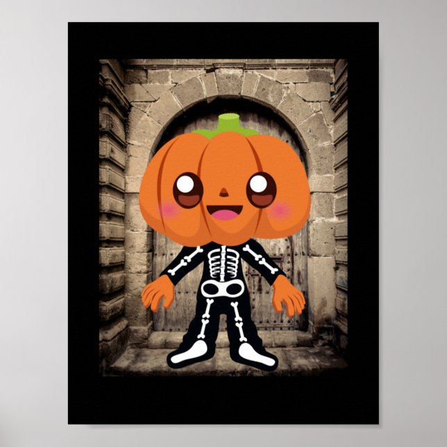 pumpkin head  monster poster (Front)