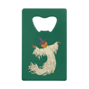 Pumpkin-Headed Ghost Halloween Art