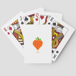 Pumpkin Heart Playing Cards