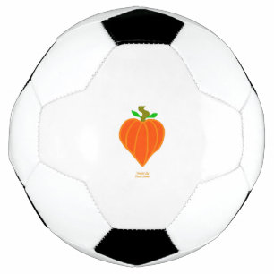 Pumpkin Heart Soccer Ball