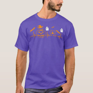 Pumpkin Heartbeat Halloween T-Shirt