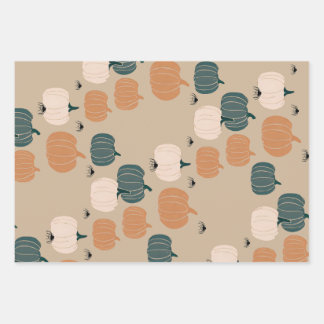 Pumpkin Helloween  Wrapping Paper Sheet