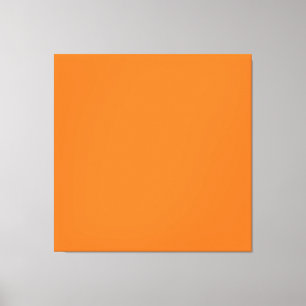 Pumpkin hex code FF7518 Canvas Print