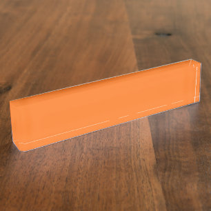 Pumpkin hex code FF7518 Nameplate