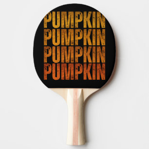 PUMPKIN HOLIDAY GIFT PING PONG PADDLE