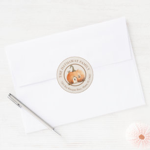 Pumpkin House Return Address Label