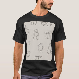Pumpkin Illustration T-Shirt