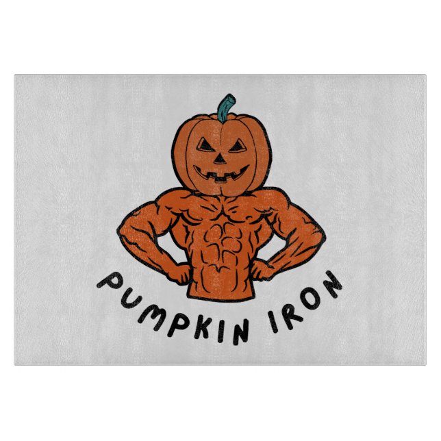 Pumpkin Iron  Cutting Board (Front)