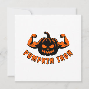 Pumpkin Iron  Invitation