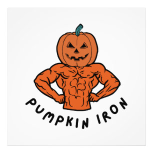 Pumpkin Iron  Photo Print