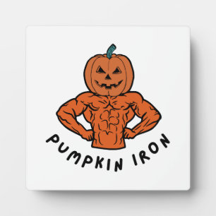 Pumpkin Iron  Plaque