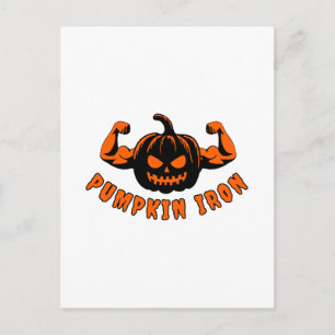 Pumpkin Iron Postcard