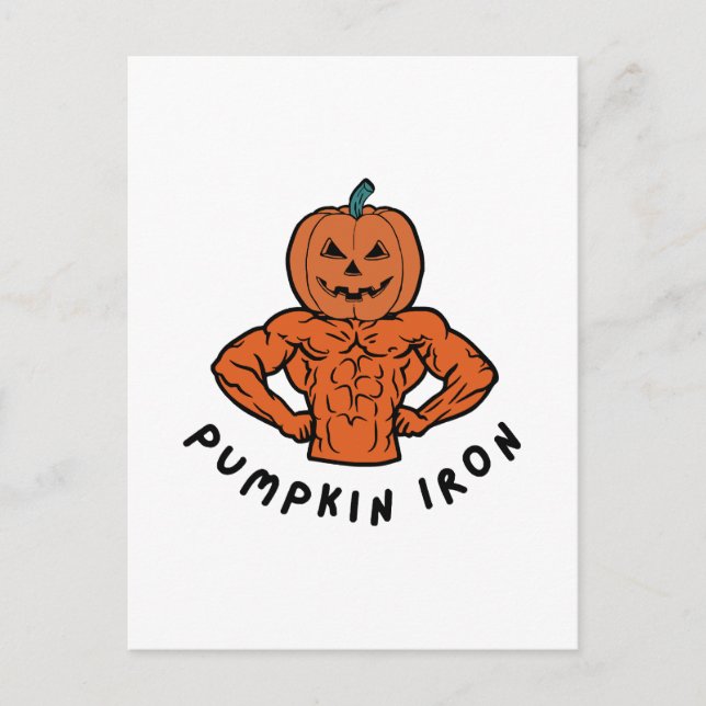 Pumpkin Iron  Postcard (Front)
