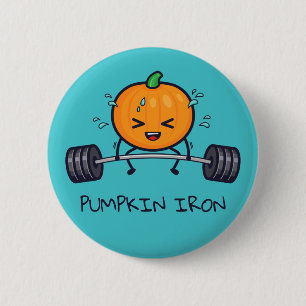 Pumpkin Iron Pun 6 Cm Round Badge