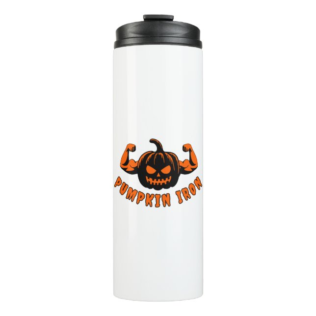 Pumpkin Iron  Thermal Tumbler (Front)