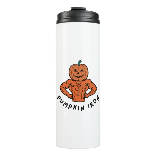 Pumpkin Iron  Thermal Tumbler (Front)
