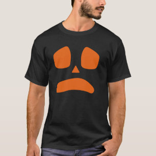 Pumpkin Jack O Lantern Face Evil Smile Halloween C T-Shirt