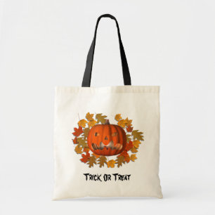 Pumpkin Jack O Lantern Halloween Cute Tote Bag