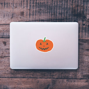 Pumpkin Jack O Lantern Halloween Sticker