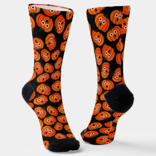 Pumpkin Jack-o-Lanterns Halloween Socks