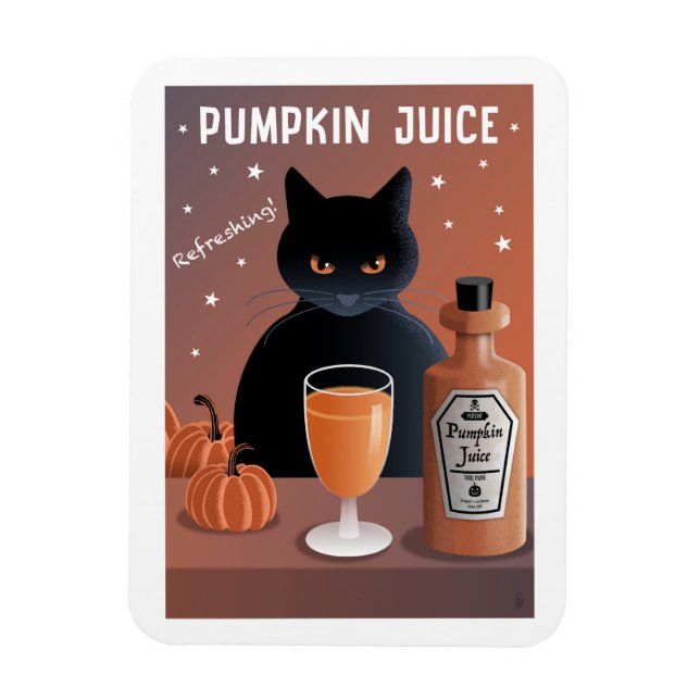 Pumpkin Juice Magnet (Vertical)