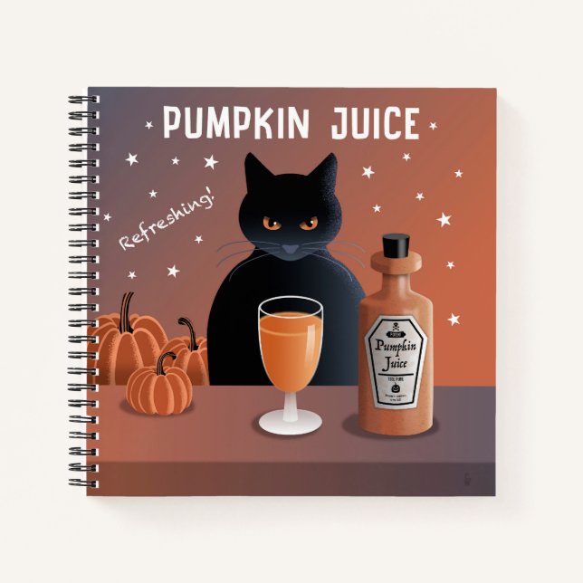 Pumpkin Juice Notebook (Front)