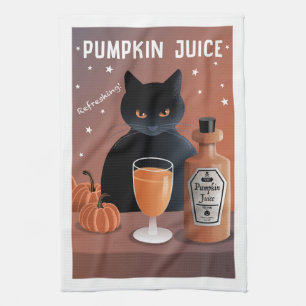 Pumpkin Juice Tea Towel