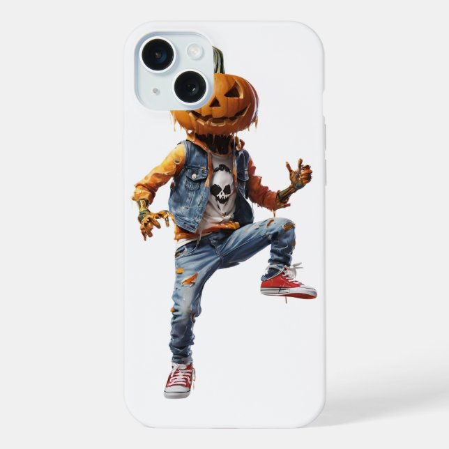 Pumpkin King 🎃 Halloween Fun iPhone Case (Back)