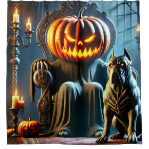 Pumpkin King Shower Curtain