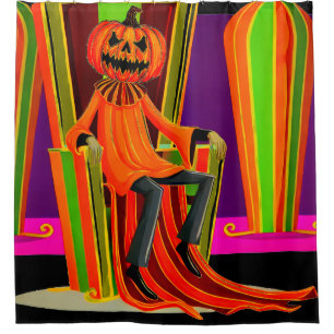 Pumpkin King Shower Curtain
